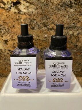 “SPA DAY FOR MOM” by B&BW (2)-Wallflowers Home Fragrance Refills, 0.8 fl oz, NWT